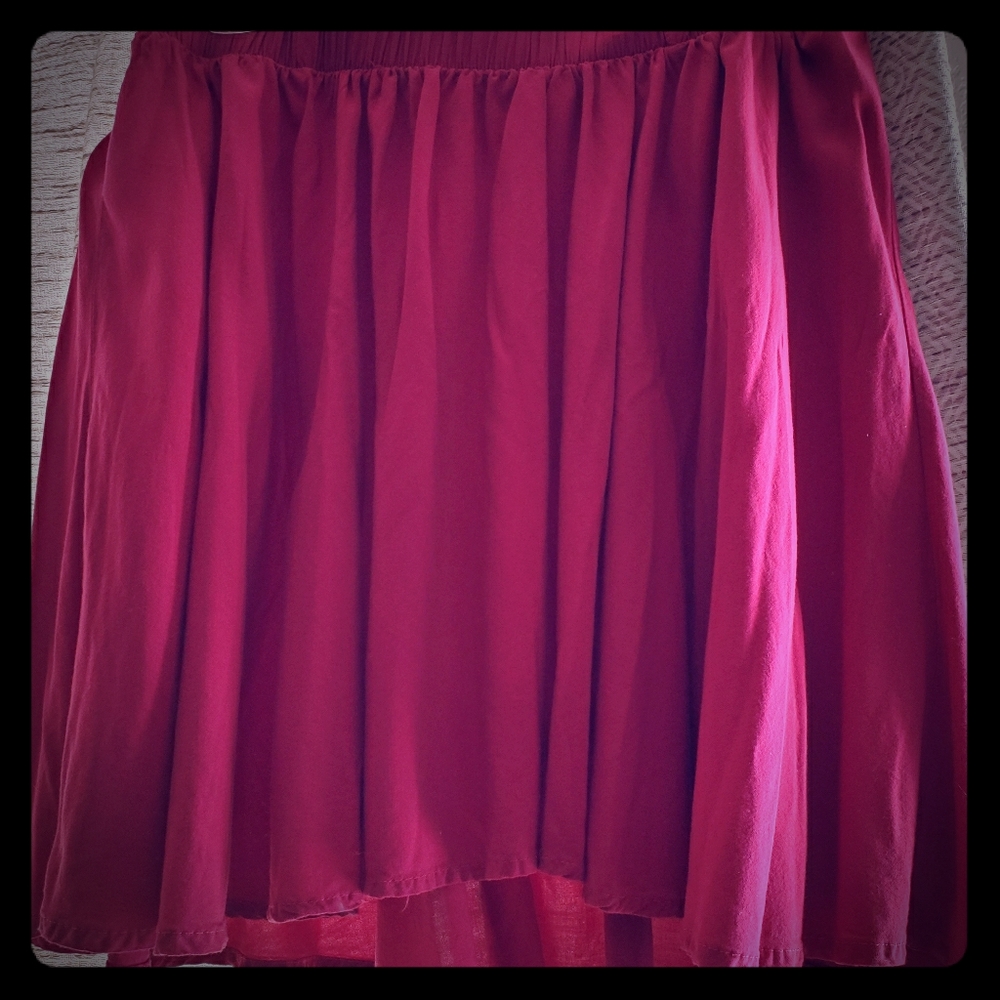 Torrid Dark Pink Skirt